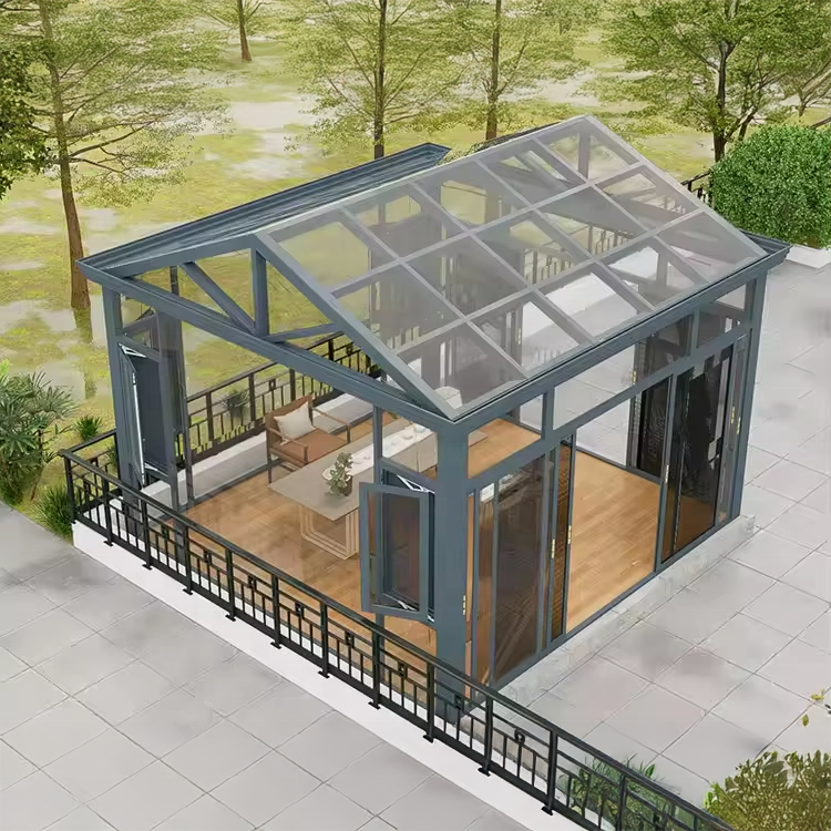 Custom Energy Saving Balcony Greenhouse Sun