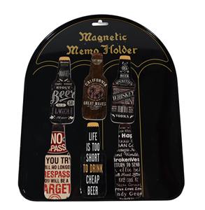 Aimant de réfrigérateur en céramique en forme de bouteille de bière, souvenir, cadeau décoratif, mariage, Pâques, autocollant magnétique - Product Image 2