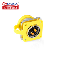 CNLINKO M20 connecteur industriel étanche prise 220V 16A connecteur circulaire 4 broches