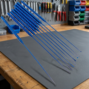 Juego de microdisectores quirúrgicos azules, clase I, certificado CE, instrumento manual de 21 cm, gancho Rhoton de titanio, espátula, gancho para vasos - Product Image 2