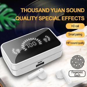 Audífonos Inalámbricos TWS BT5.5 con Cancelación de Ruido ENC, Pantalla LED, Resistentes al Agua, Ergonómicos, Sonido Estéreo con Banco de Energía - Product Image 2