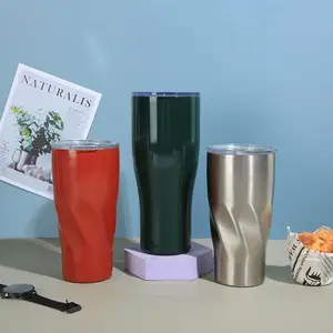 Tazas de acero inoxidable 314 de doble pared al por mayor a granel para jarra de cerveza personalizada fría y caliente