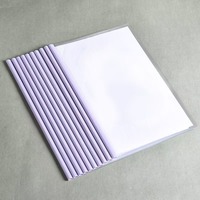Carpeta de Archivo Transparente Impermeable de PP, Tamaño Personalizado, Venta al Por Mayor Directa de Fábrica, Suministros de Papelería para Oficina