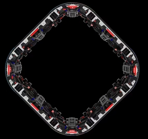 ตู้โชว์ LED แบบโค้ง0-90 °, ตู้โชว์ทรงกลมยืดหยุ่นและรูปคลื่นมุม90 ° - Product Image 4