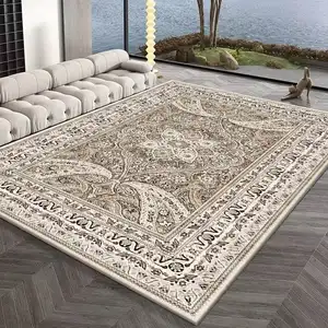 3D baskılı geniş alan kilim ve setleri makinede yıkanabilir oturma odası halı ile halı temizleyici doğrudan fabrikadan