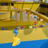 Jeu de fête foraine Tolefun CE pour tous les âges, en plastique, Pesca De Pato Entenfischerei, festival, carnaval, pêche au canard à l'hameçon