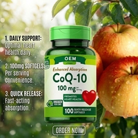 TK Amazon Bestseller CoQ10 Capsules molles - 100 unités Fabriqué en Chine Directement Supplément nutritionnel transfrontalier