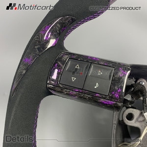 Volante de Fibra de Carbono Forjado Personalizado en Color Morado para Chrysler 300 300C SRT8 SRT8 2004-2010, Accesorios Interiores de Mejora - Product Image 4