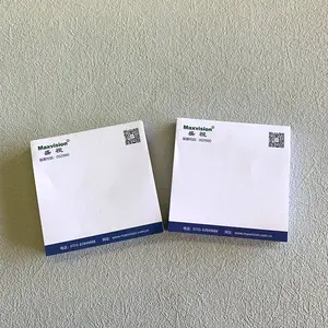 Bloco de notas de papel adesivo personalizado, impressão promocional de bloco de notas com logotipo