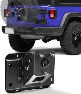 Supporto per ruota di scorta regolabile da 2007 2018 Jeep Wrangler JK JKU per pesi di scorta per impieghi gravosi fino a 40 pollici ruota di scorta