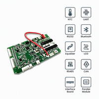 Vente en gros de cartes de batterie au lithium intelligentes 4G GPS BMS 16S 48V 45A avec protection multiple pour armoires de commutation intelligentes