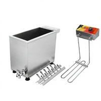 Machine à frire les saucisses de poulet et les corn-dogs pour les snacks