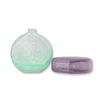 Emballage de bouteille de parfum avec logo personnalisé emballage écologique bouteille en verre ronde vaporisateur de parfum
