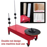 Machine d'emballage automatique à film étirable PE avec enrouleur électrique pour cartons de logistique express, outils d'emballage pour aliments et boissons