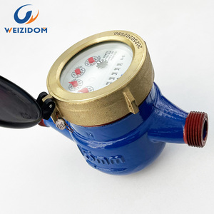 <span class=keywords><strong>Compteur</strong></span> <span class=keywords><strong>d</strong></span>'<span class=keywords><strong>eau</strong></span> froide Weizidom OEM personnalisé, corps en fonte ductile multi-jets, antimagnétique, IP68, ISO 4064, DN15, classe B, pour <span class=keywords><strong>appartement</strong></span> - Product Image 1