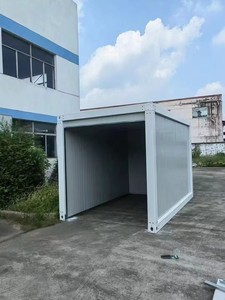 <span class=keywords><strong>Garage</strong></span> conteneur à fond ouvert - <span class=keywords><strong>Garage</strong></span> modulaire de 20 pieds - Maison en acier pratique et facile à utiliser - Product Image 3