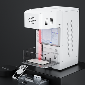 Machine laser à fibre PLC 20W TBK958F avec extracteur de fumée intégré, mise au point automatique, pour dépose de vitre arrière d'<span class=keywords><strong>iPhone</strong></span>, gravure DIY, marqueur, garantie 1 an - Product Image 6