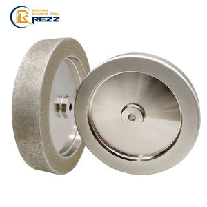 REZZ 200mm 250mm 1A1 Retail ARC Muelas abrasivas CBN galvanizadas con base de aluminio para máquina T2 <span class=keywords><strong>T4</strong></span> T7 T8 - Product Image 1