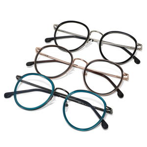 Người Đàn Ông Của Thời Trang Đa Năng Ánh Sáng Phẳng Khung Cảnh Tượng Phụ Nữ Của Khung Quang Học Cross-Biên Giới Kim Loại Khung Rắn Đơn Giản Tấm Kim Loại - Product Image 4