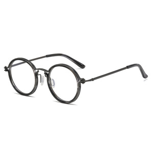 Gafas <span class=keywords><strong>de</strong></span> Montura Completa Metálicas Anti-Luz Azul para Hombre, Estilo Retro Punk, Antideslumbrantes, Espejo Plano, Venta al por Mayor para Adultos - Product Image 1