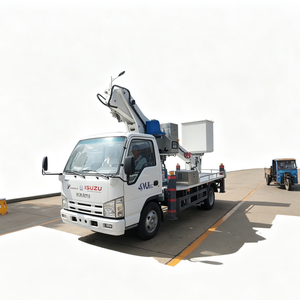 Plateforme élévatrice télescopique montée sur véhicule JAC Pickup de 22 mètres, nacelle élévatrice isolée nouvelle génération. - Product Image 1