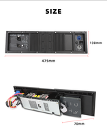Módulo Amplificador Digital HDL 20-A DSP Clase D de 1400W, Placa de Potencia de Audio Metálica Compatible con Reemplazo de Altavoces Line Array