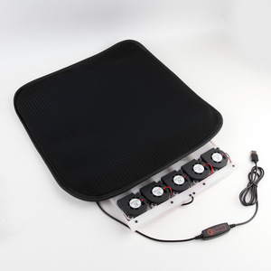 Car Ventilated Seat Cushion With Gel <b>Cooling</b> Mesh <b>Pad</b> Breathable Summer Auto Seat <b>Pad</b> For Car Four Seasons Use - Product Image 2