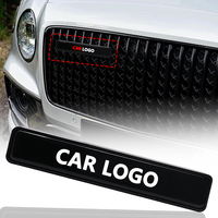Emblema de Parrilla Delantera Iluminado por LED con Logotipo Personalizado, Insignia Decorativa para Modificación Exterior de Automóviles, Lámpara Decorativa, Accesorios de Iluminación para Automóviles