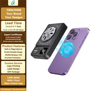 <span class=keywords><strong>Batterie</strong></span> <span class=keywords><strong>externe</strong></span> portable 10000 mAh à chargement rapide bidirectionnel 22,5 W avec corps en alliage d'aluminium, faible MOQ, vente en gros - Product Image 1