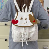 Mochilas Escolares de Moda Impermeables con Dibujos Animados Únicos, Cierre de Cremallera Antirrobo, Bolsa Casual para Niñas