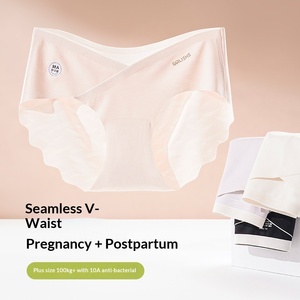 <span class=keywords><strong>Culotte</strong></span> de maternité taille basse grande taille, confortable, respirante et de soutien, modèle triangle, pour femme enceinte - Meilleure vente usine - Product Image 2