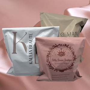 Sacs d'expédition en polyéthylène écologiques imprimés avec logo personnalisé pour chaussures, fourrure, imperméables, biodégradables, autocollants, taille personnalisée - Product Image 6