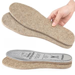 Vente chaude dessin animé laine feutre semelles épaisses chaudes absorbant les chocs soulagement de la pression et taille de coupe libre semelles de chaussures - Product Image 5