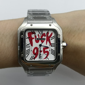 Luxury Sport Men's Stainless Steel Automatic Mechanical <b>Watch</b> NH35 Sapphire Crystal 38mm Water Resistant Hip Hop Style - Product Image 1