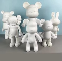 Offres Spéciales Art Craft Violent Bear Blanc et Mignon Ours Fluide Écologique DIY Ours Fluide pour Enfants et Adultes