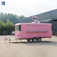 CAMPTRL Chariot de restauration BBQ avec cuisine complète, pour pizzas, burgers, glaces, café – Fabricants de remorques alimentaires personnalisées