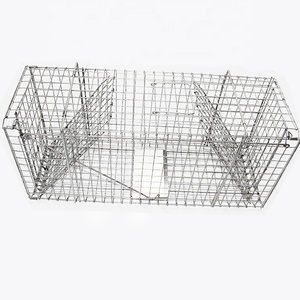 กล่องดักสัตว์ขนาดใหญ่สำหรับกระต่ายพอสซั่มกรงหนูกระต่ายไม้แบบพับได้สำหรับใช้ฆ่าในฟาร์มอุปกรณ์เสริมสำหรับฟาร์ม - Product Image 6