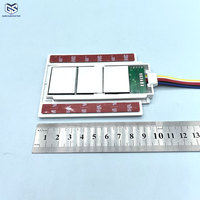 Contrôleur LED bicolore haute puissance 60W 5A 12V-24V à trois boutons avec capteur radar tactile pour dégivreur de miroir intelligent et variation CCT