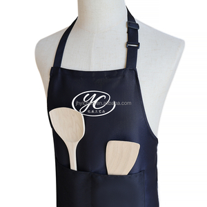 Tablier en toile brodée avec poches, personnalisable, facile à nettoyer, tablier en toile de coton à motifs personnalisés - Product Image 6