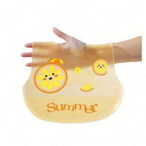 Baberos de Silicona de Grado Alimenticio Libres de BPA, Impermeables, Suaves, Ajustables, con Bolsa Especial, Accesorios para Bebés y Niños Pequeños - Product Image 1