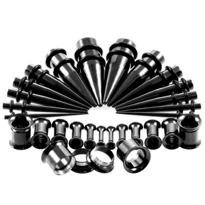 Edelstahl Ohr Taper Kit Ohr Stretching <span class=keywords><strong>Set</strong></span> mit Plugs Tunnel Ohrring Expander Body <span class=keywords><strong>Piercing</strong></span> Schmuck 28 teile/satz - Product Image 3