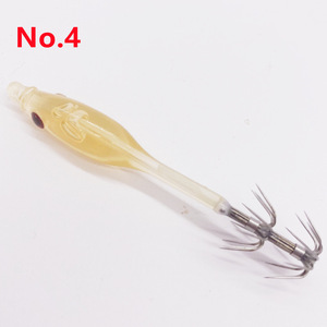 Hameçon japonais Blowgun Hook UV Flash pour la pêche au calmar et au seiche, appât artificiel dur, crevette en <span class=keywords><strong>bois</strong></span>, hameçon parapluie, deux par boîte - Product Image 4