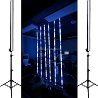 Lumière de fête RGB étanche IP65 : Lampe de table de scène LED contrôlée par DMX512 avec boîtier PC 24V