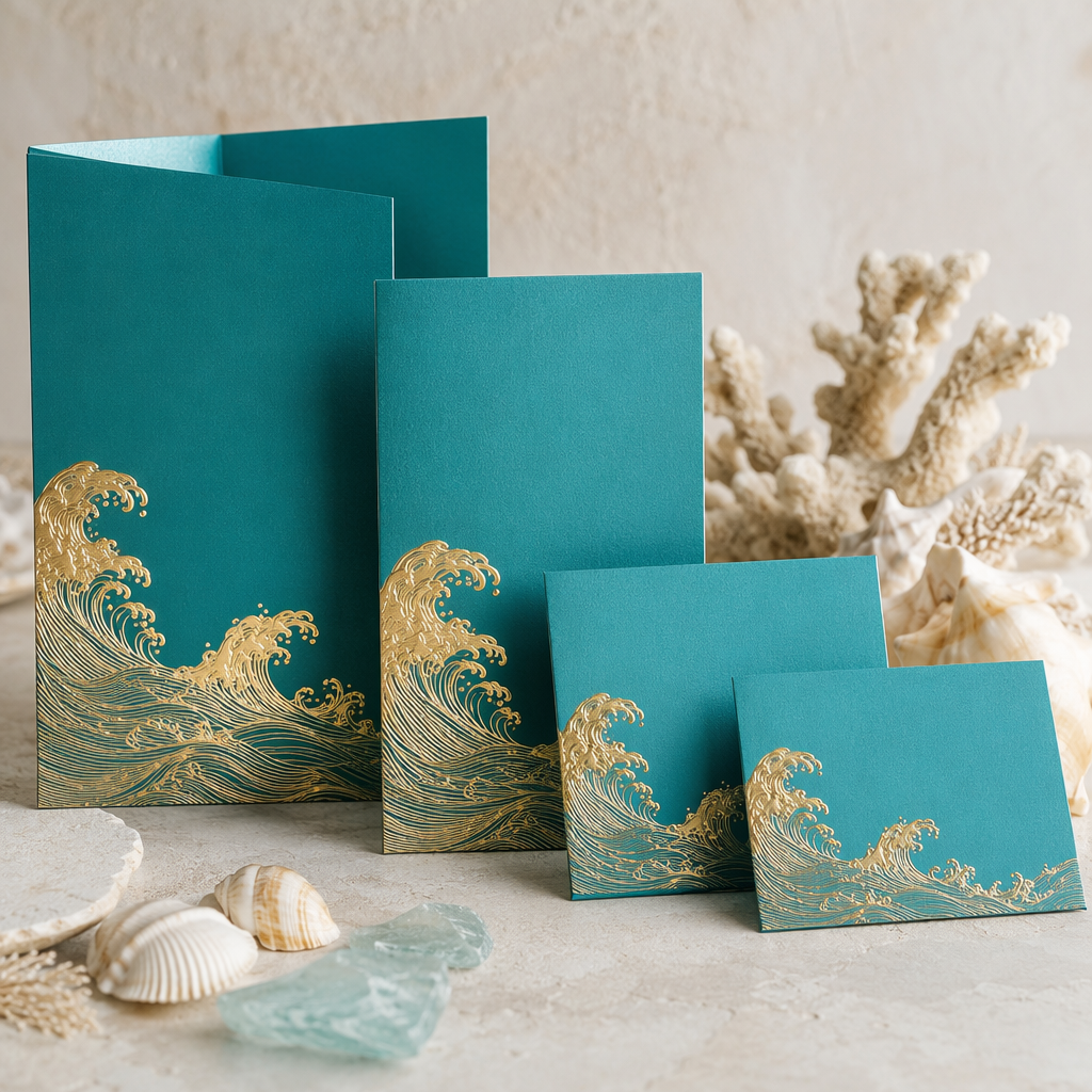 Beach Teal Gold