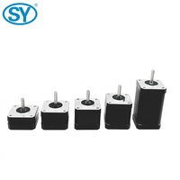 Moteur pas à pas hybride SY Nema 17 2 phases 12V-24V, couple 340 mNm, arbre 5 mm pour imprimantes 3D et machines CNC