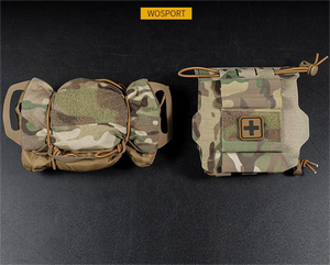 Sac de survie en nylon IRONDONKEY, pochette médicale IFAK, camouflage, Molle, trousse de premiers soins EMT, libération rapide, multifonctionnel pour la chasse - Product Image 3