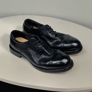 Chaussures habillées haut de gamme en cuir sur mesure pour hommes, faites à la main, style rétro Goodyear Welt, à lacets, rehaussantes - Product Image 1