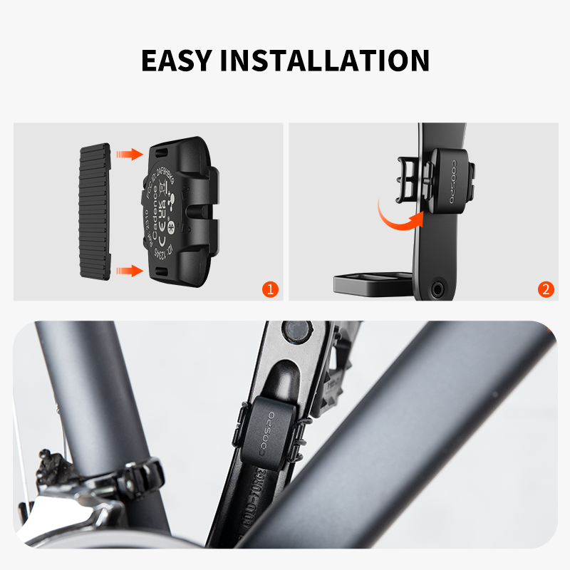 Ride Zwift Wahoo Sensor Bike Power Meter CooSpo Cadence Sensor