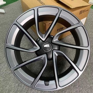 Elegant Piano Black New 19-Inch Forged <b>Wheels</b> Tesla Five <b>Spoke</b> 100mm PCD Ready Stock Replacement Passenger Cars FD - Product Image 2