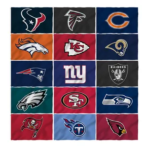 Bandera de equipo de fútbol, diseño personalizado de 3x5 pies, USA, NFL, los Chiefs de la ciudad de los Estados Unidos, águilas de los Estados Unidos y más